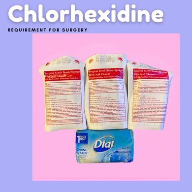 Antibacterial Dial soap and Chlorhexidine Wash