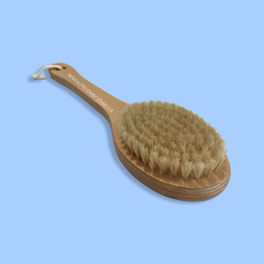 Boar Bristle Brush for Dry Brushing