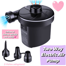 Load image into Gallery viewer, electric air pump, electric air pump for inflatable furniture
